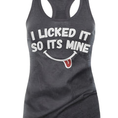 Funny Slogan Print Tank Top for Women