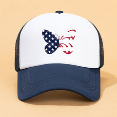 Cartoon Butterfly Pattern Baseball Cap Summer Sun Hat