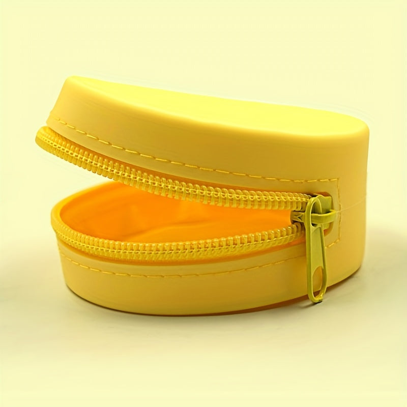 Cake Shape Coin Purse Soft Silicone Wallet Waterproof Pocket