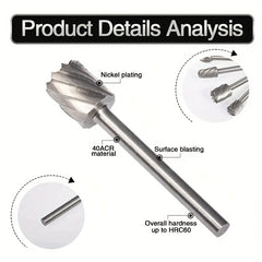 10pcs Carbide Grinding Bits Set for Rotary Tools