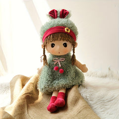 Princess Doll with Straw Hat Plush Toy Soft Doll Pillows Comfortable Cushions