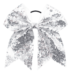 Cartoon Sequin Bow Hair Ties, Girls Hair Accessories, Holiday Gift