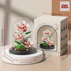 ABS Flower Arrangement Toy Lily & Pink Flower Festive Gift Idea