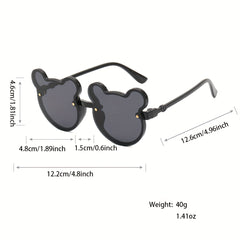 Kids Bear Shaped Sunglasses UV Protection With Box