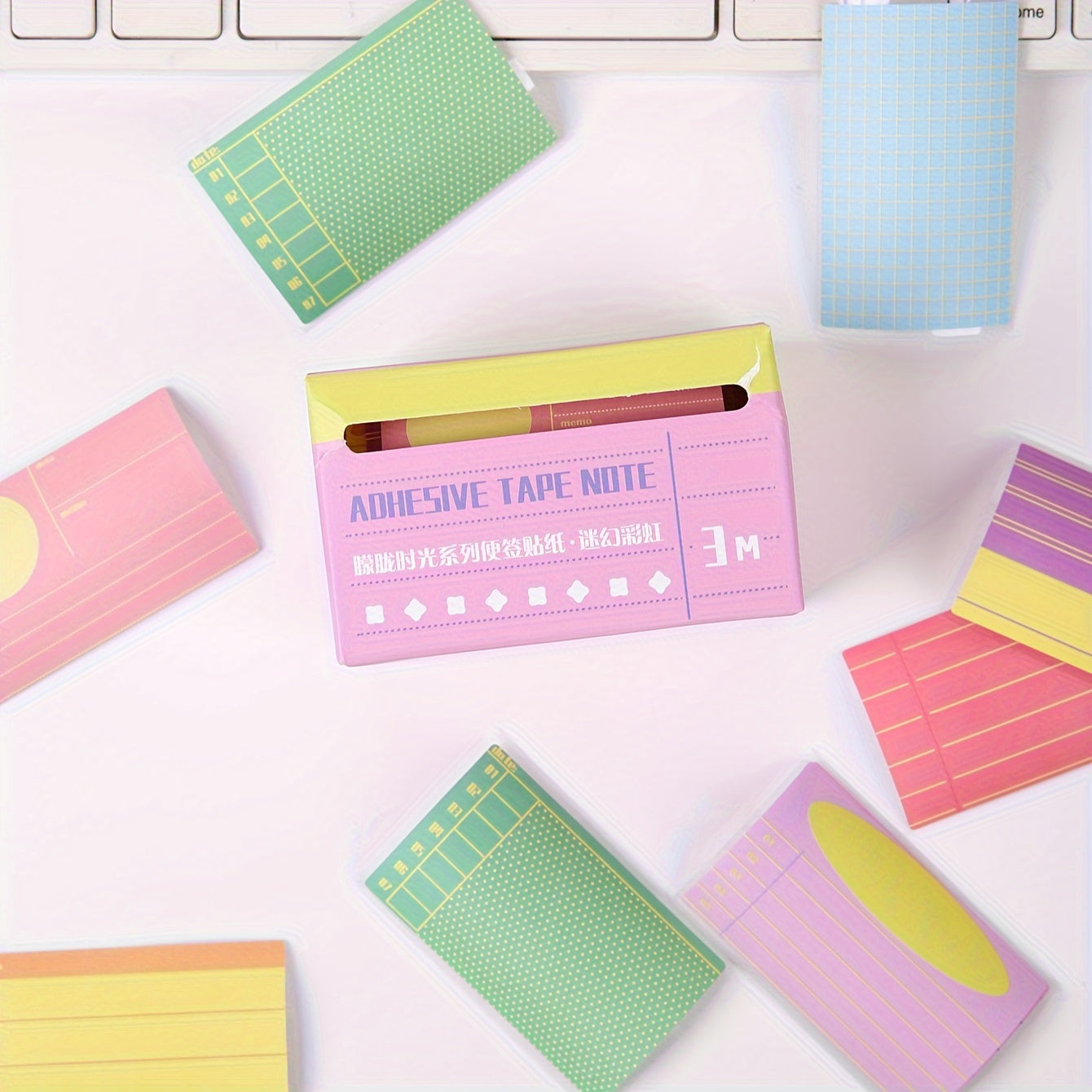 70 Pink Pull out Label Stickers, Single Box