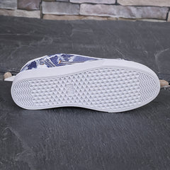 Women's Graffiti Pattern Flat Skate Shoes Breathable Non slip Outdoor Sneakers