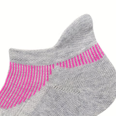 6 Pairs Women's Low Cut Ankle Socks Breathable Lightweight Sports Short Socks