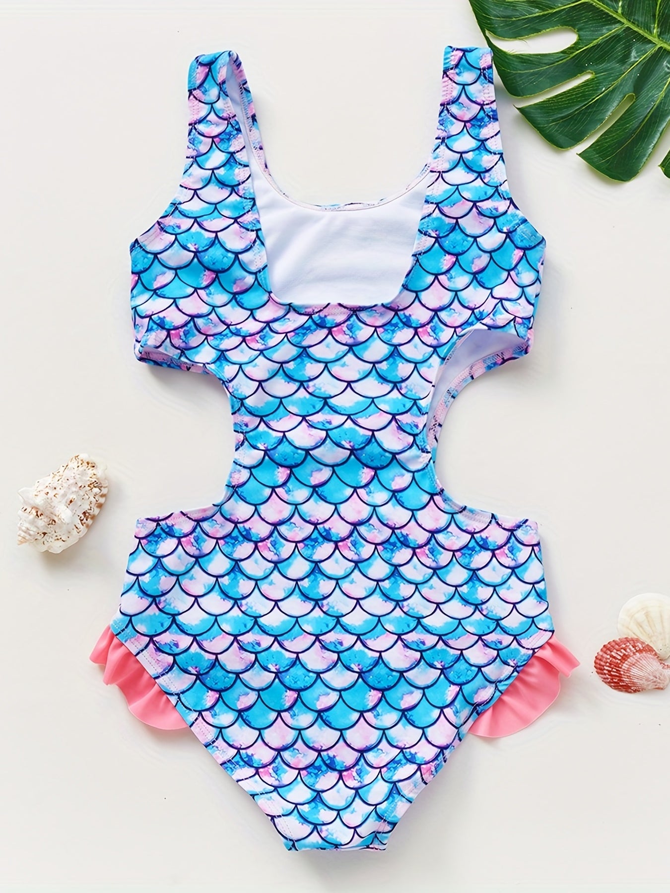 Toddler Girls Flamingo One Piece Swimsuit