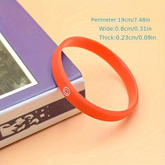 2pcs Smiling Face Bracelet Personality Wrist Band Couple's Hand Circle