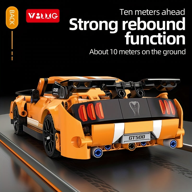 Building Block Toy Car Science Education Kids Sports Car