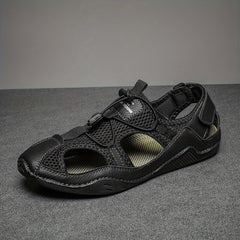 Men's Leather Non-slip Sandals Durable Quick Dry Shoes