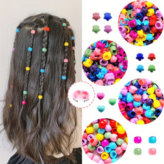50pcs Mini Hair Claw Clips Plastic Colorful Hair Accessories for Girls