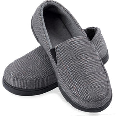 Men's Lightweight Memory Foam House Slipper Cozy Closed Back Indoor Outdoor