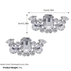 Crystal Shoe Buckles Women Shoe Clips DIY Wedding Party