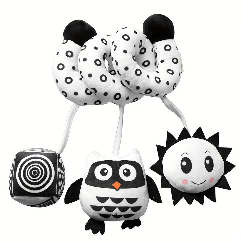 Cute Animal Crib Toy with Bell and Bee - Baby Toy Spot