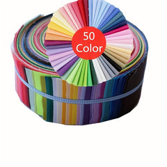 40pcs Solid Cotton Fabric Colored DIY Hand Cloth Group