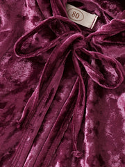 Kid's Halloween Velvet Hooded Cloak Costume