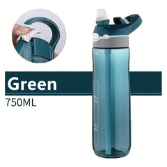 Portable Sports Water Cup With Straw Leakproof