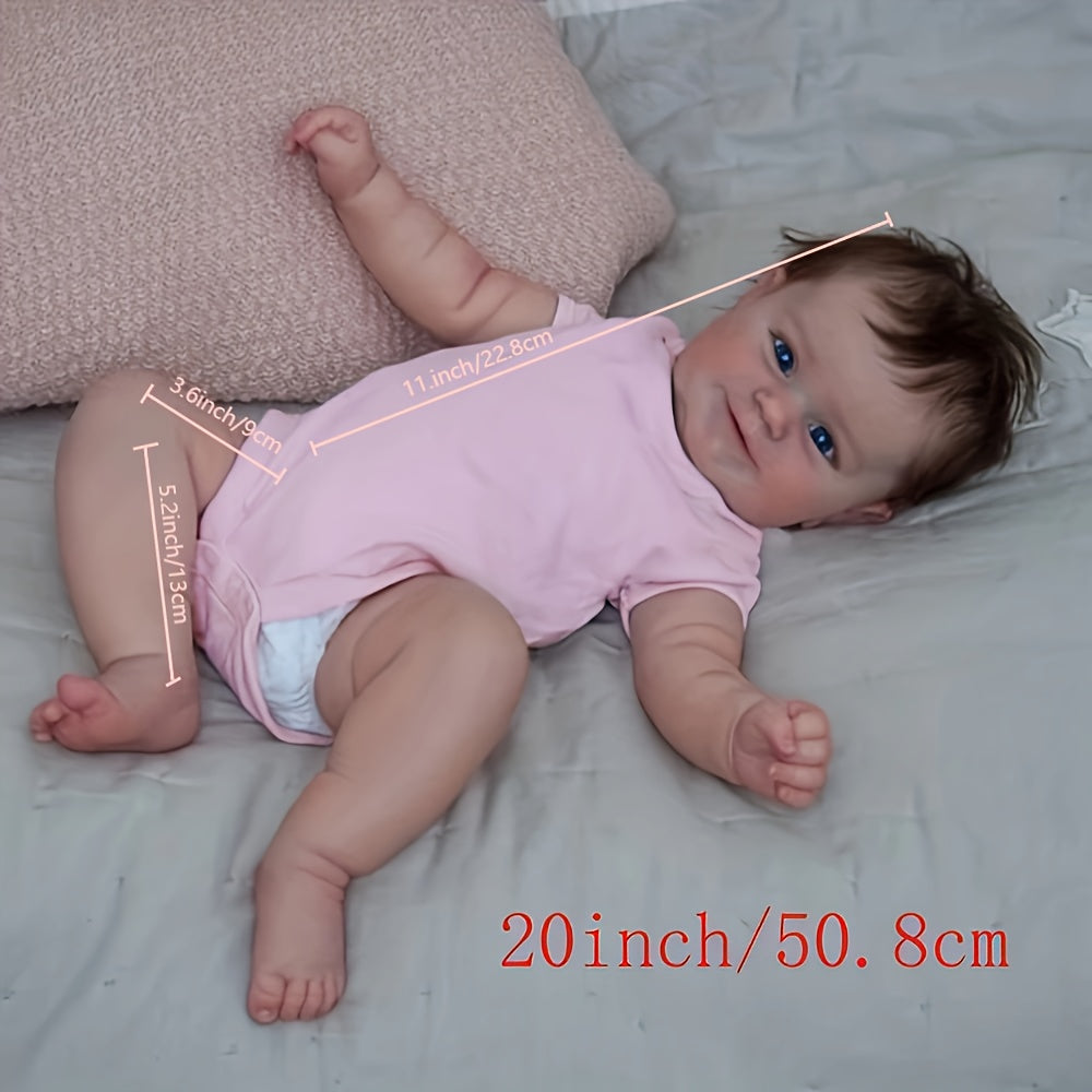 20" Reborn Baby Doll Realistic Body Newborn Toy Gift