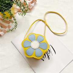 Kids Flower Crossbody Bag Mini Coin Purse for Girls