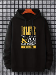 Believe You Can & You Are Halfway There Men's Hoodie