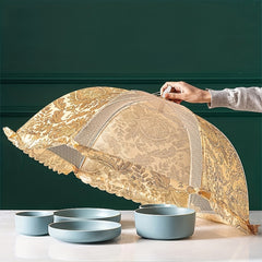 1pc Kitchen Mesh Food Cover Dustproof Reusable Collapsible Food Nets