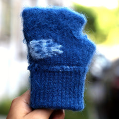 Kids' Plush Winter Split-finger Gloves, Mobile-friendly