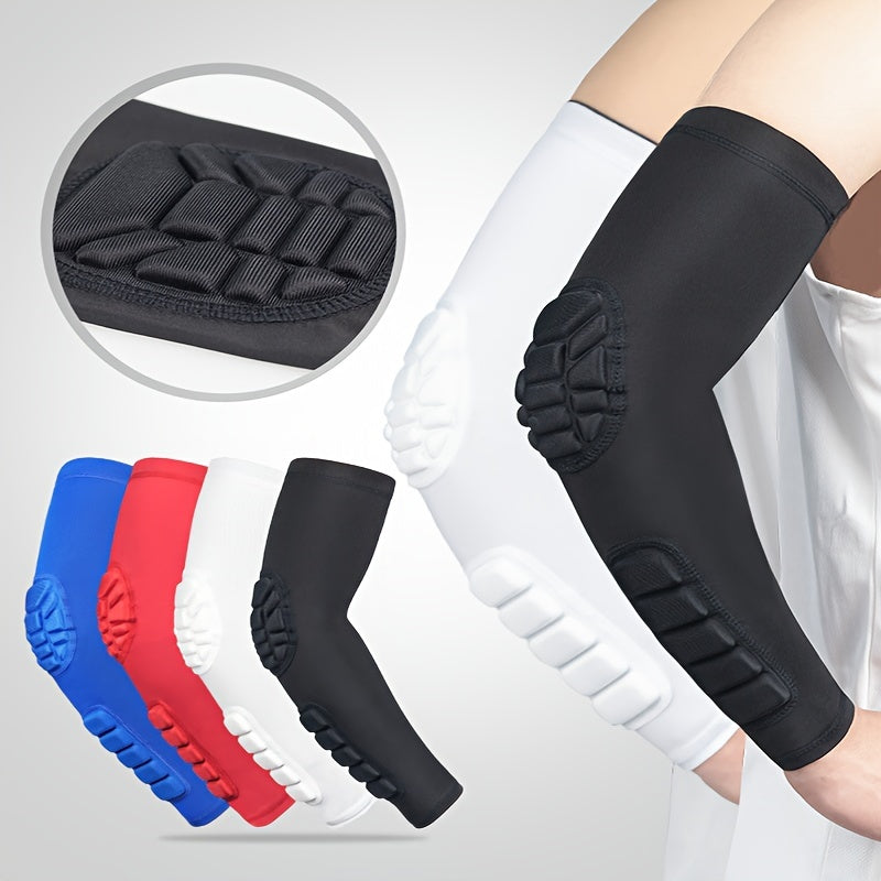 1pc Sports Elbow Anti-collision Arm Sleeve Basketball Riding Fitness Gear