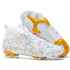 Professional High Top Anti Skid Soccer Cleats for Boys