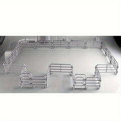 Gray PVC Farm Fence Set for Sandbox & Dollhouse