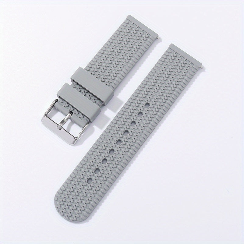 Sport Rubber Watch Strap Quick Release Silicone Watchband 18-24mm