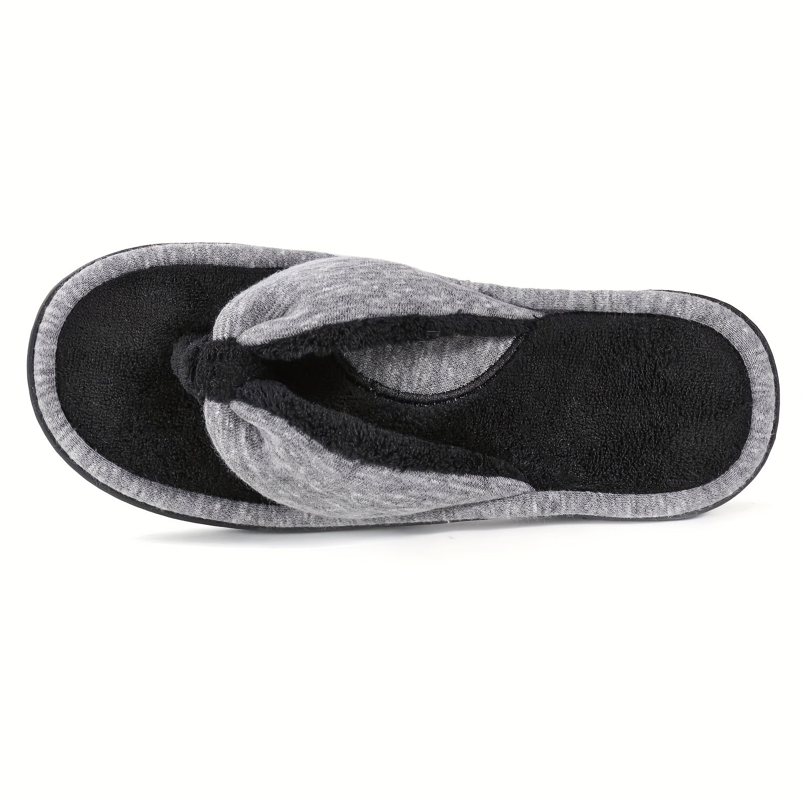 Women's Plush Lined Flip Flops Soft Memory Foam Slides