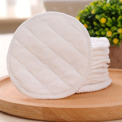 12pc Reusable Cotton Breast Pads, Anti-Overflow, Washable & Thicken