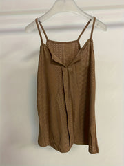 Eyelet Embroidered Cami Top Sleeveless Summer Casual Women's Clothing