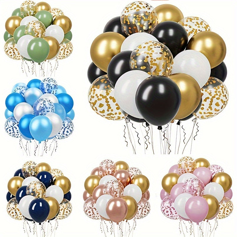 Colorful Confetti Balloon Set for Wedding Birthday Anniversary Graduation