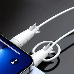 2 Pcs Data Cable Protective Cases: Keep Your Mobile Phone Cable Safe & Stylish