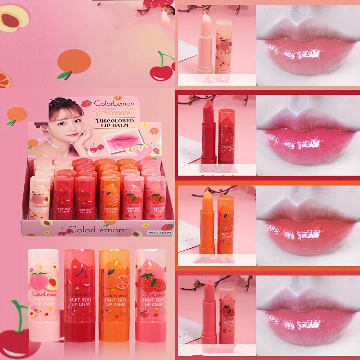 Fruit Nourished Hydrating Lipstick with Temperature Technology