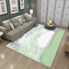 Large Modern Abstract Area Rug Soft Polyester Fiber Machine Washable