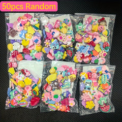 30pcs Cartoon 3D Soft Rubber Stickers for DIY Decorations