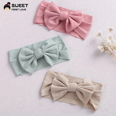 3pcs Soft Nylon Headband Hair Bands for Newborn