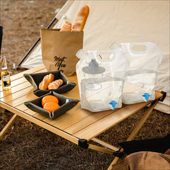 3pcs 10L Portable Folding Water Bag- Large Capacity Water Container for Camping