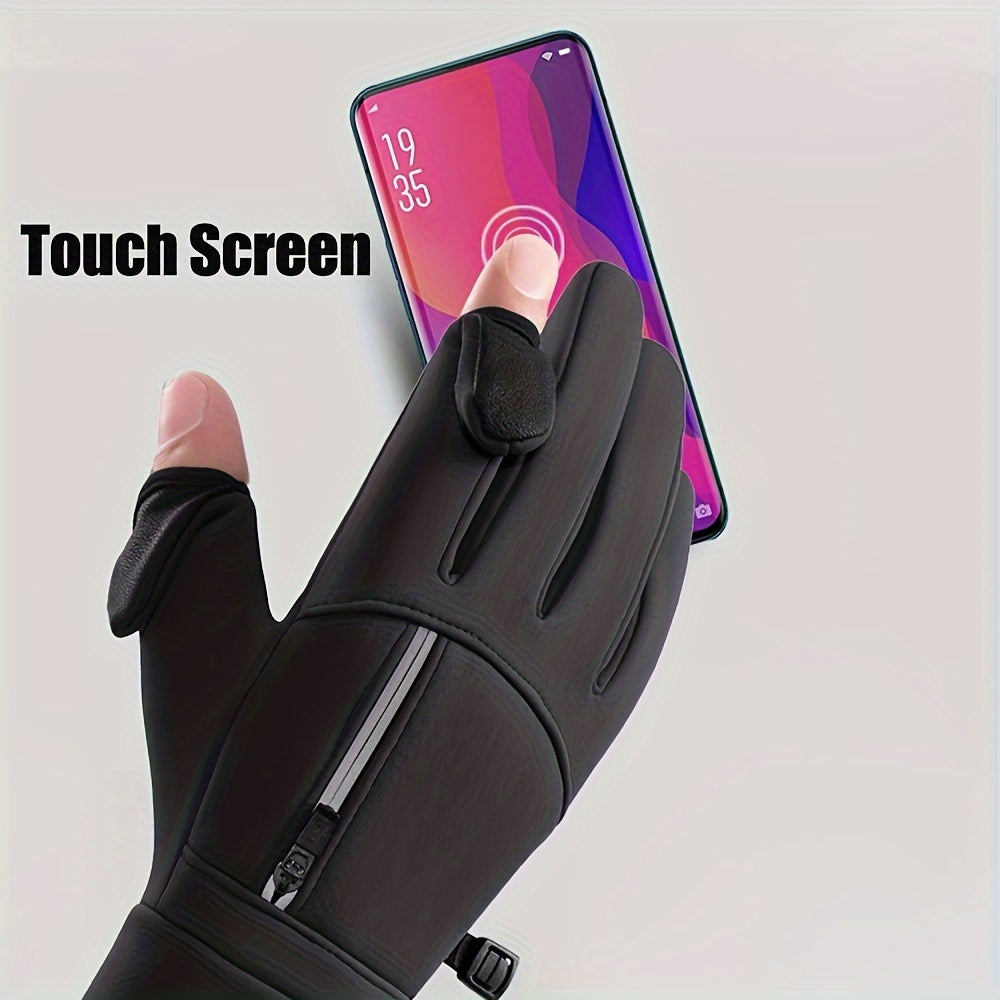 Winter Windproof Waterproof Touch Screen Warm Gloves for Outdoor