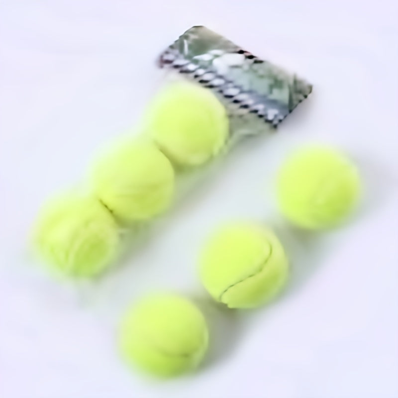 3pcs High Elastic Rubber Tennis Balls for Training and Competition