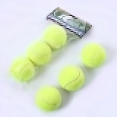 3pcs High Elastic Rubber Tennis Balls for Training and Competition