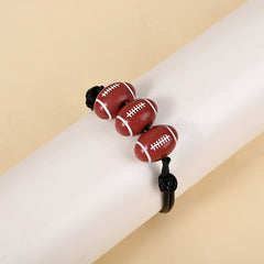 Sports Personality Bracelet Football Basketball Rugby Jewelry Decoration