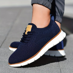 Men's Breathable Sneakers Non Slip Lace Up Shoes