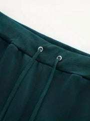 V Pattern Print Men's Pants Drawstring Comfy Active Stretch Trousers