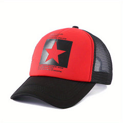 Men's Sunshade Baseball Cap Outdoor Sunscreen Breathable Mesh Hat