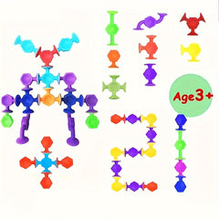 48pcs Suction Cup Building Blocks Educational Toys