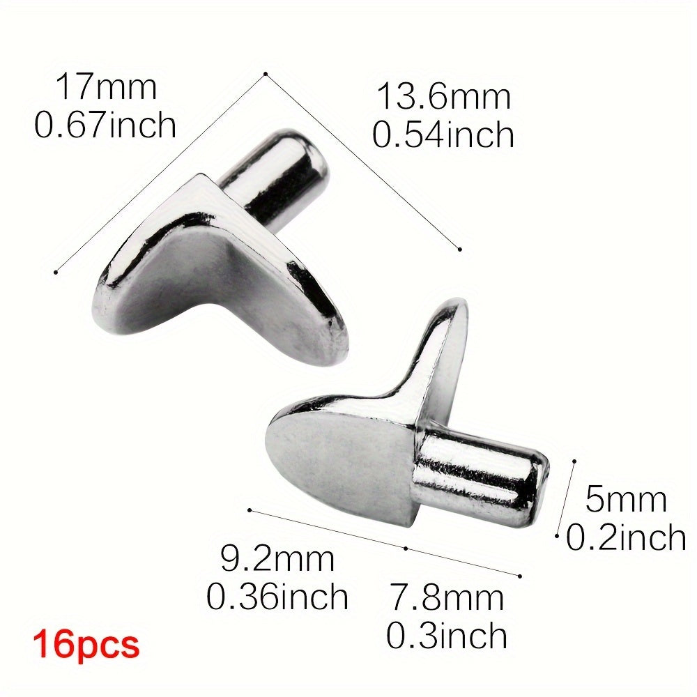 32pcs Cabinet Shelf Pegs Kitchen Clips Bracket Support Pegs